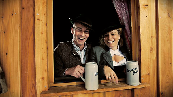 augustiner keller im winter